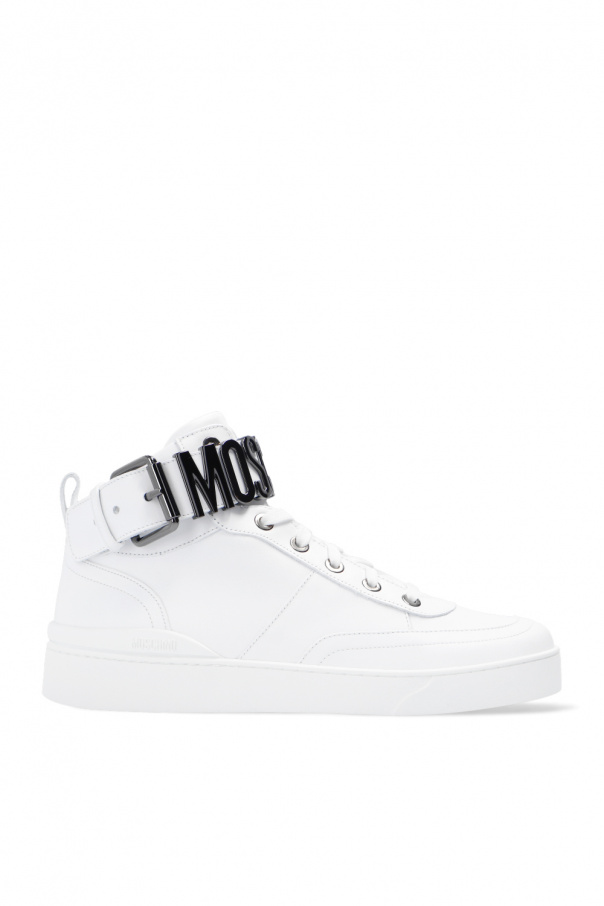 Youth Classic Leather Sneakers top sneakers Men s Shoes Moschino High Biname fmedShops